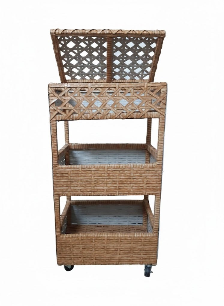 منظم وخزانة بثلاثة أدراج للمطبخ - Image 3